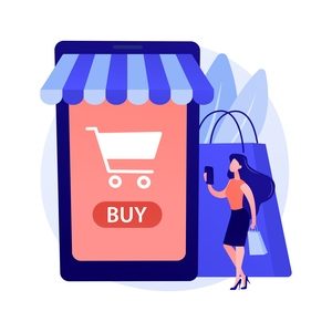 Customer buying online