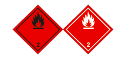 Flammable gasses