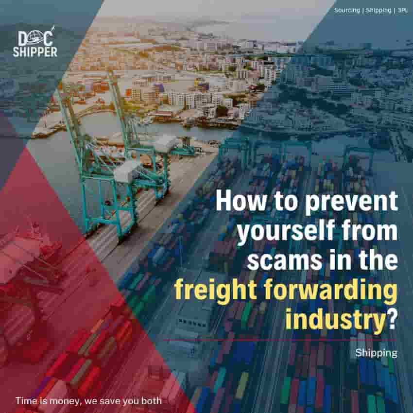 prevent yourself from scams in the freight forwarding industry