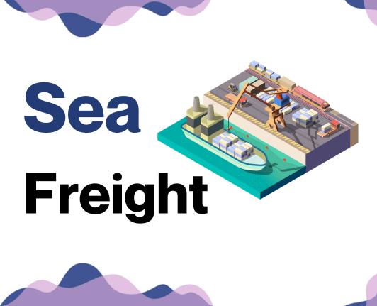 Sea freight from and to the UK